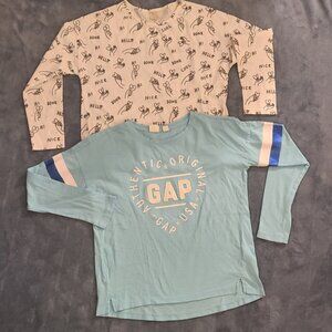 Zara Girls /Gap Kids girl's 2 tops longsleeve  Size 8
